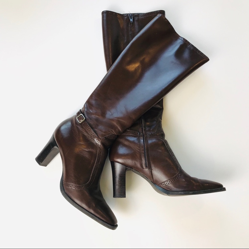 Michelle D Blaze Style Knee High Heeled Boots